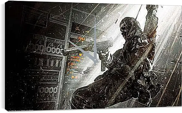 Часы картина - Call Of Duty: Black Ops
