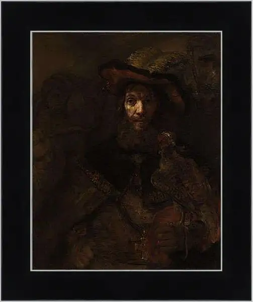 Картина в раме - Portrait of Aechje Claesdr. Рембрандт