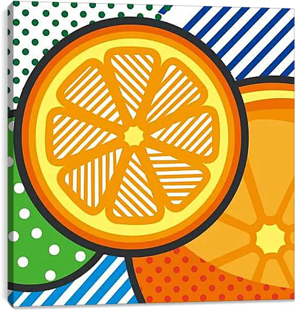 Постер на подрамнике - Апельсины