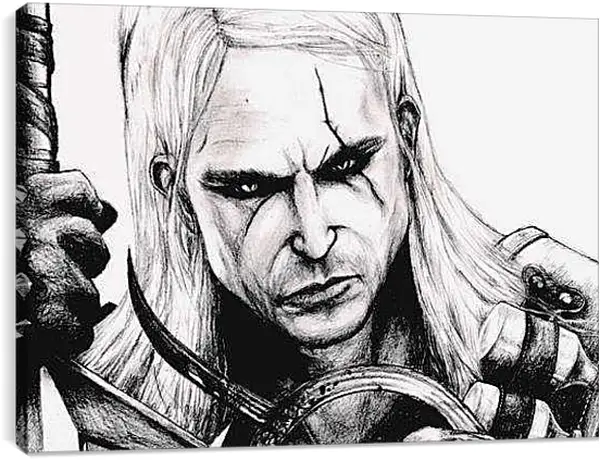 Постер на подрамнике - The Witcher