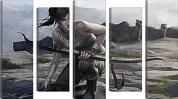 Модульная картина - Tomb Raider