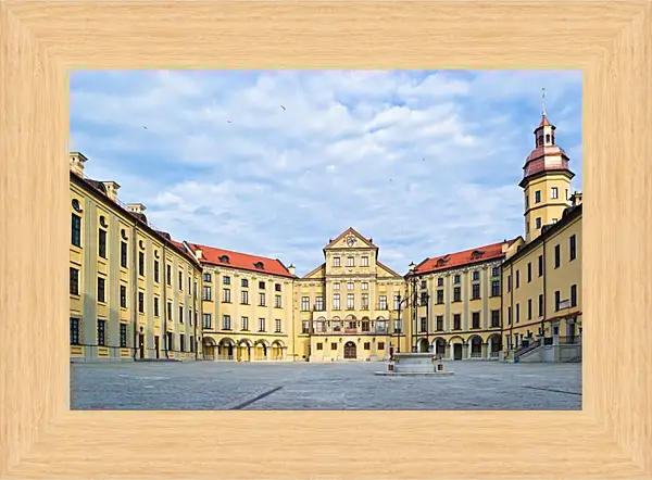 Картина в раме - Несвижский замок 3. Республика Беларусь
