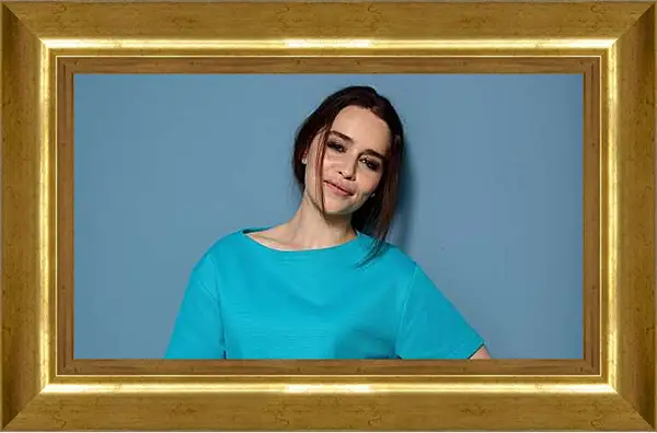 Картина в раме - Эмилия Кларк. Emilia Clarke