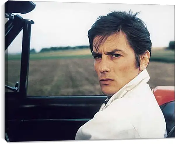 Постер на подрамнике - Ален Делон. Alain Delon
