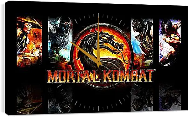 Часы картина - Mortal  Kombat