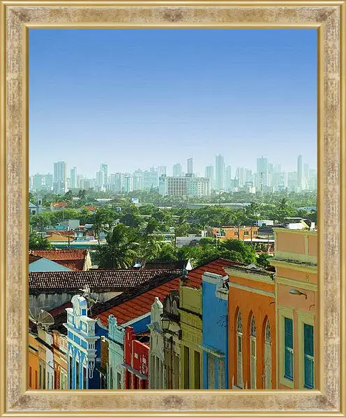 Картина в раме - Улицы Рио