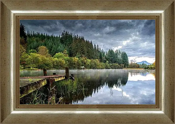 Картина в раме - Осень