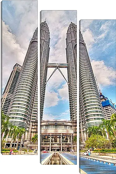 Модульная картина - Башни Петронас 1. Малайзия