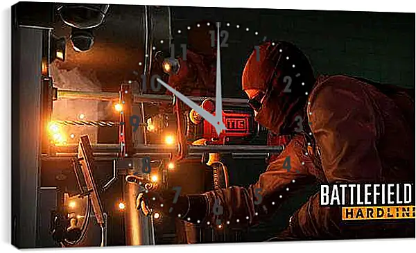 Часы картина - Battlefield: Hardline