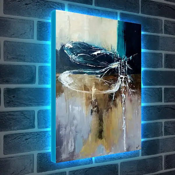 Лайтбокс световая панель - Стрекоза