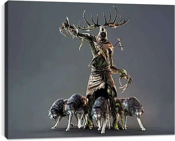 Постер на подрамнике - The Witcher 3: Wild Hunt (Ведьмак), Леший