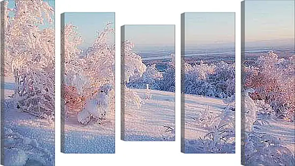 Модульная картина - Зима