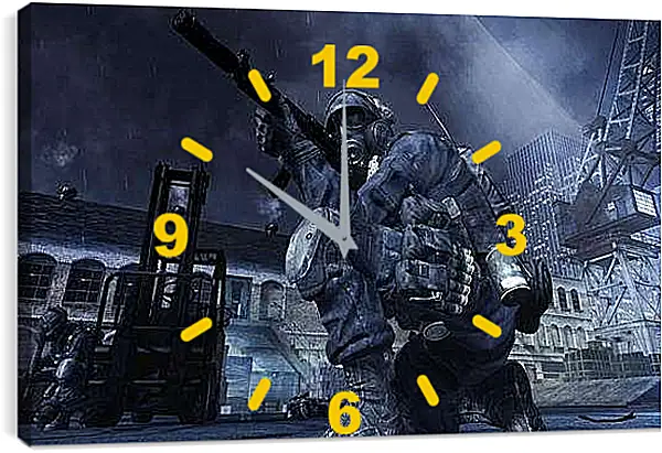 Часы картина - Call Of Duty