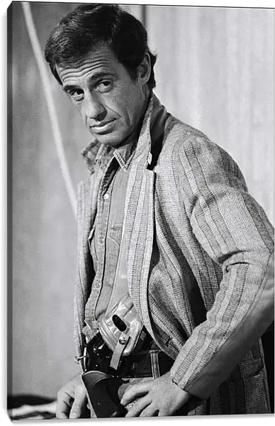 Постер на подрамнике - Жан-Поль Бельмондо. Jean-Paul Belmondo