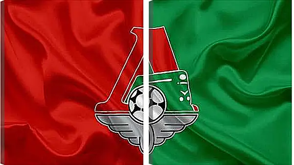 Модульная картина - Эмблема ФК Локомотив Москва