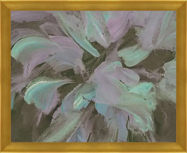 Картина в раме - Пион арт.