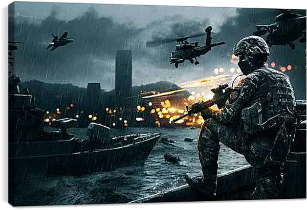 Постер на подрамнике - Battlefield 4