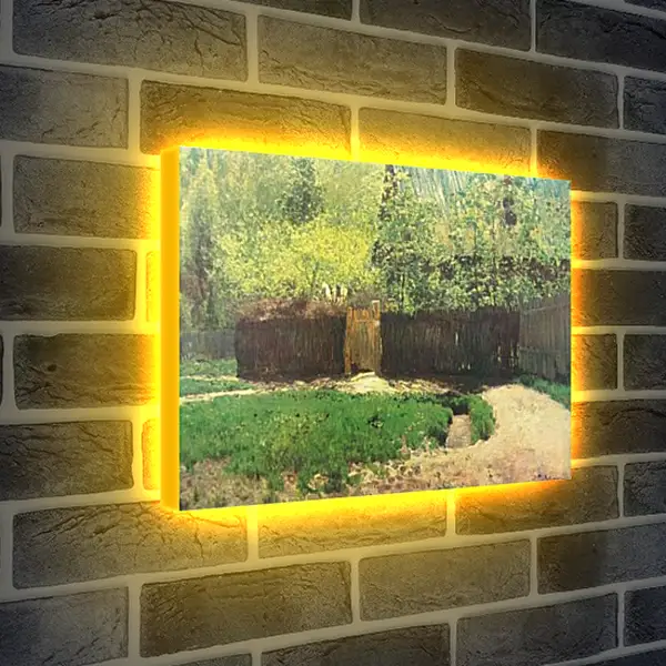 Лайтбокс световая панель - Первая зелень. Левитан Исаак