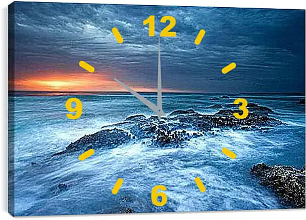 Часы картина - Прилив