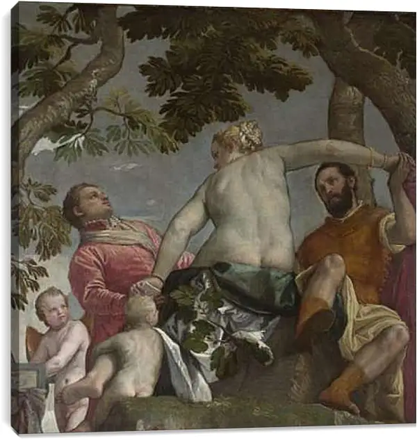 Постер на подрамнике - Unfaithfulness. Паоло Веронезе