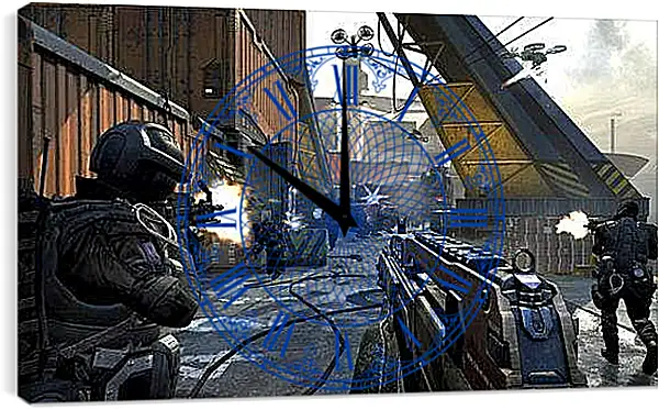 Часы картина - Call Of Duty: Black Ops II