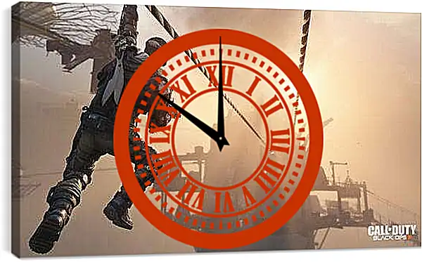 Часы картина - Call Of Duty: Black Ops III