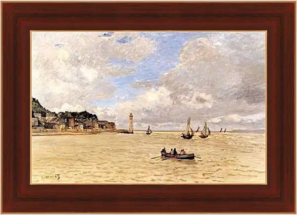 Картина в раме - The Lighthouse. Клод Моне