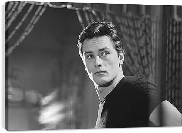Постер на подрамнике - Ален Делон. Alain Delon