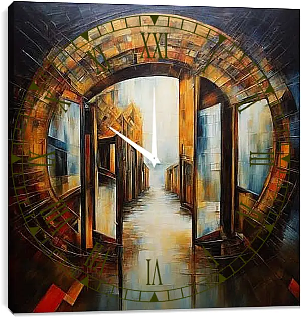 Часы картина - Переход