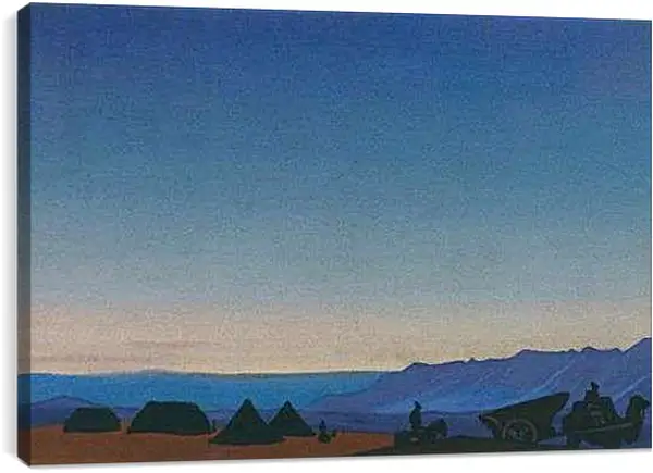 Постер на подрамнике - Караван. Рерих Николай