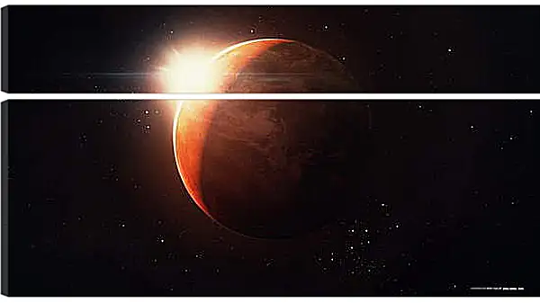 Модульная картина - Космос