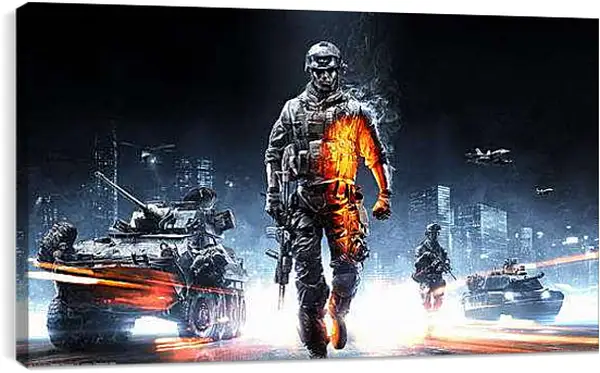 Постер на подрамнике - Battlefield 3