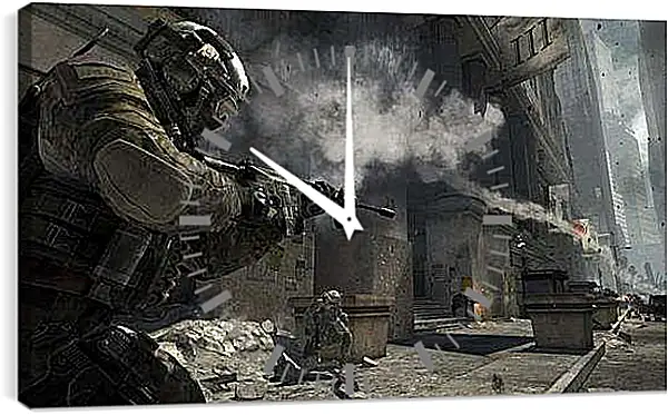 Часы картина - Call Of Duty