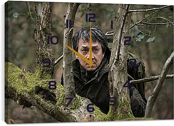 Часы картина - Джеки Чан. Иностранец