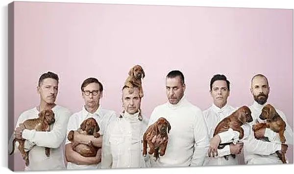 Постер на подрамнике - Рамштайн и друзья человека