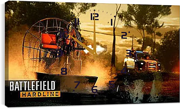 Часы картина - Battlefield: Hardline