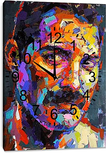 Часы картина - Фреди Меркьюри арт постер