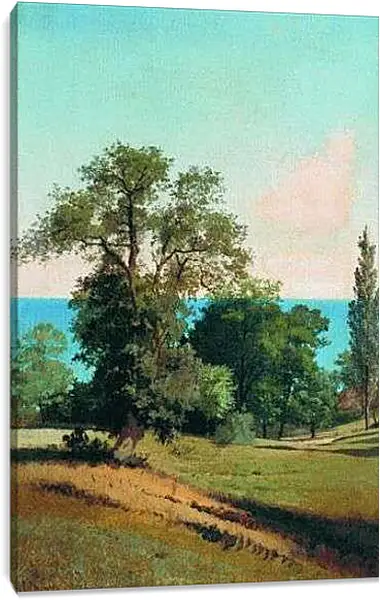 Постер на подрамнике - Южный пейзаж. Мещерский Арсений