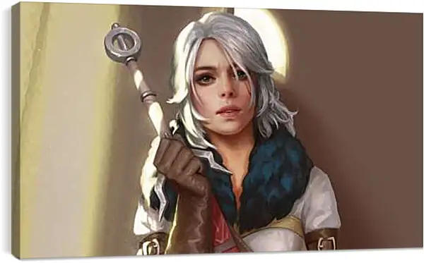 Постер на подрамнике - The Witcher (Ведьмак), Цирилла Ласточка (Zirael)
