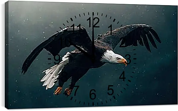 Часы картина - Орёл парит