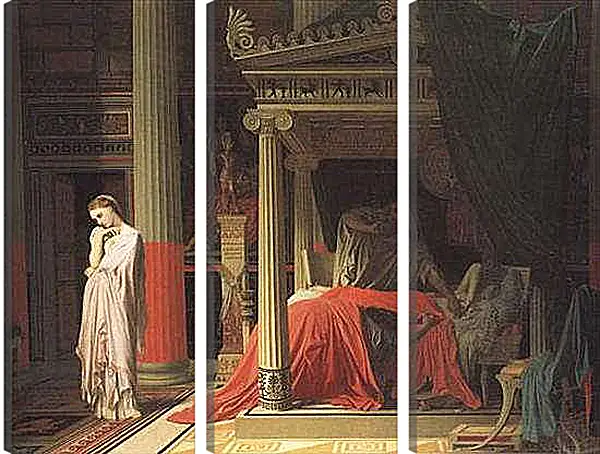 Модульная картина - Antiochus and Stratonice. Жан Огюст Доминик Энгр