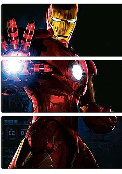 Модульная картина - Железный человек. Iron Man