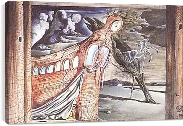 Постер на подрамнике - Romeo and Juliet. (Декор для Ромео и Джульета) Сальвадор Дали