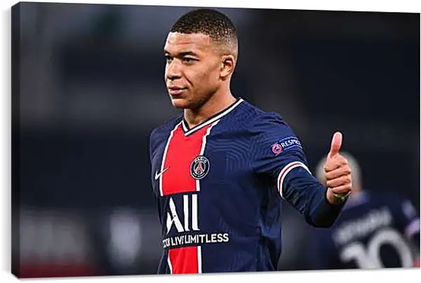 Постер на подрамнике - Килиан Мбаппе. Kylian Mbappé