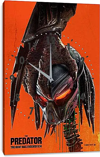 Часы картина - Хищники против Хищников