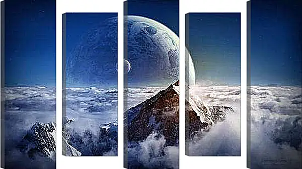 Модульная картина - Космос