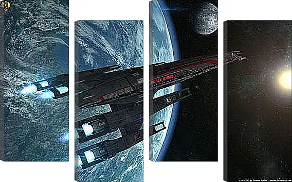 Модульная картина - Mass Effect 3