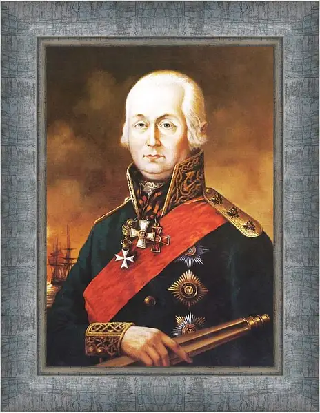 Картина в раме - Фёдор Фёдорович Ушаков