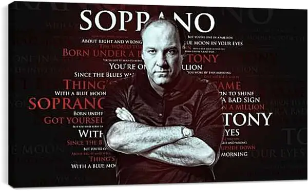 Постер на подрамнике - Клан Сопрано. The Sopranos