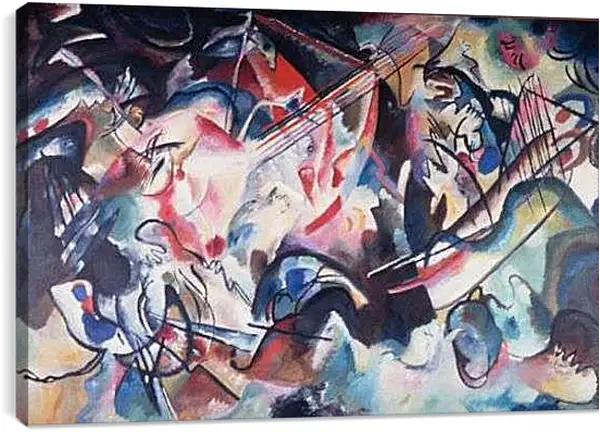 Постер на подрамнике - Composition VI. Кандинский Василий